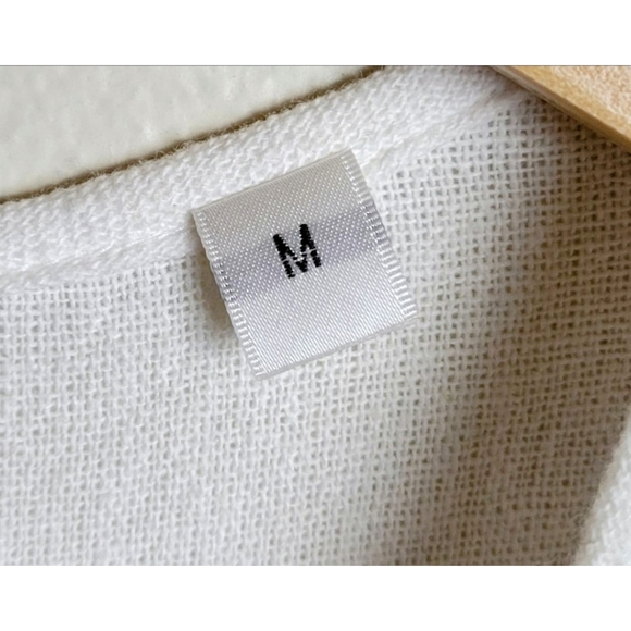 Piper By Townsen Embroidered Studded Boho Tunic Dress White Navy Size Medium - Picture 9 of 10